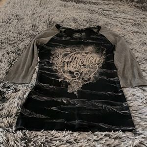 Women’s Affliction 3/4 length top